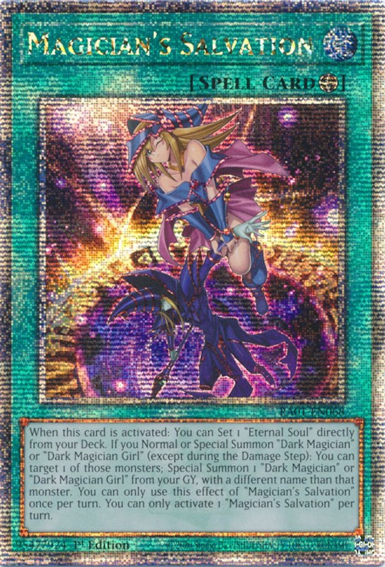 Magician's Salvation [RA01-EN068] Quarter Century Secret Rare | Total Play