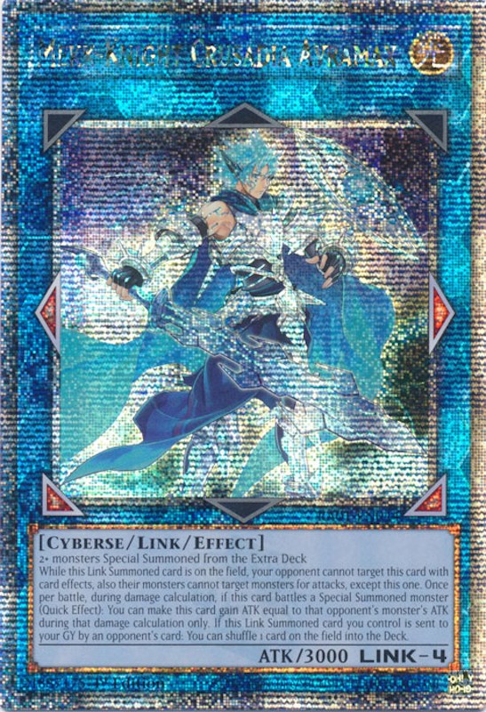 Mekk-Knight Crusadia Avramax [RA01-EN044] Quarter Century Secret Rare | Total Play