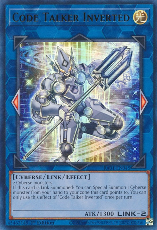 Code Talker Inverted [RA01-EN045] Ultra Rare | Total Play