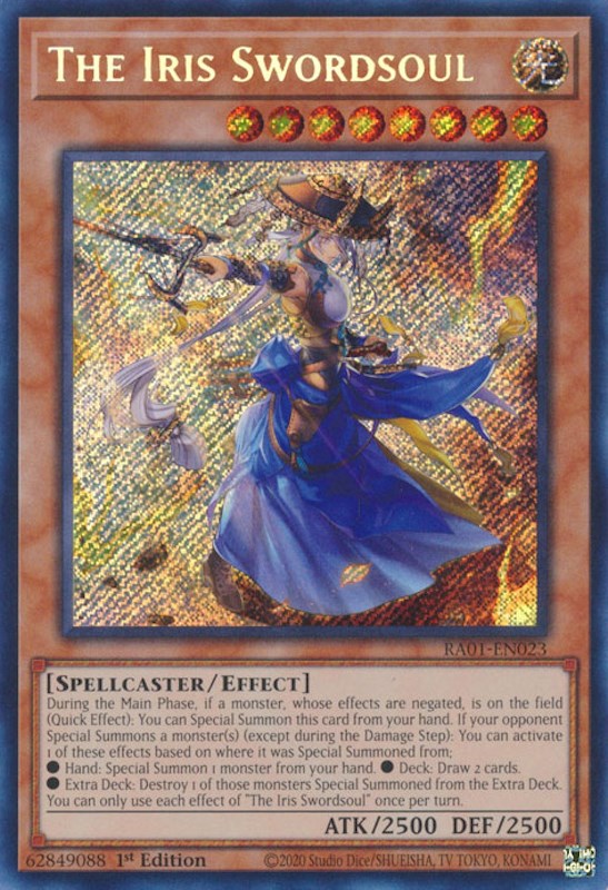 The Iris Swordsoul [RA01-EN023] Secret Rare | Total Play