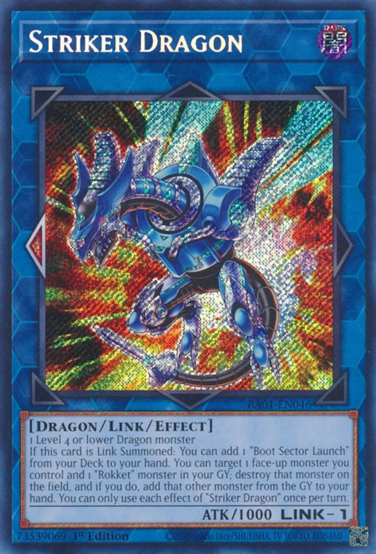 Striker Dragon [RA01-EN046] Secret Rare | Total Play