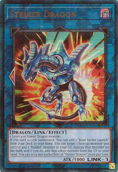 Striker Dragon [RA01-EN046] Prismatic Ultimate Rare | Total Play