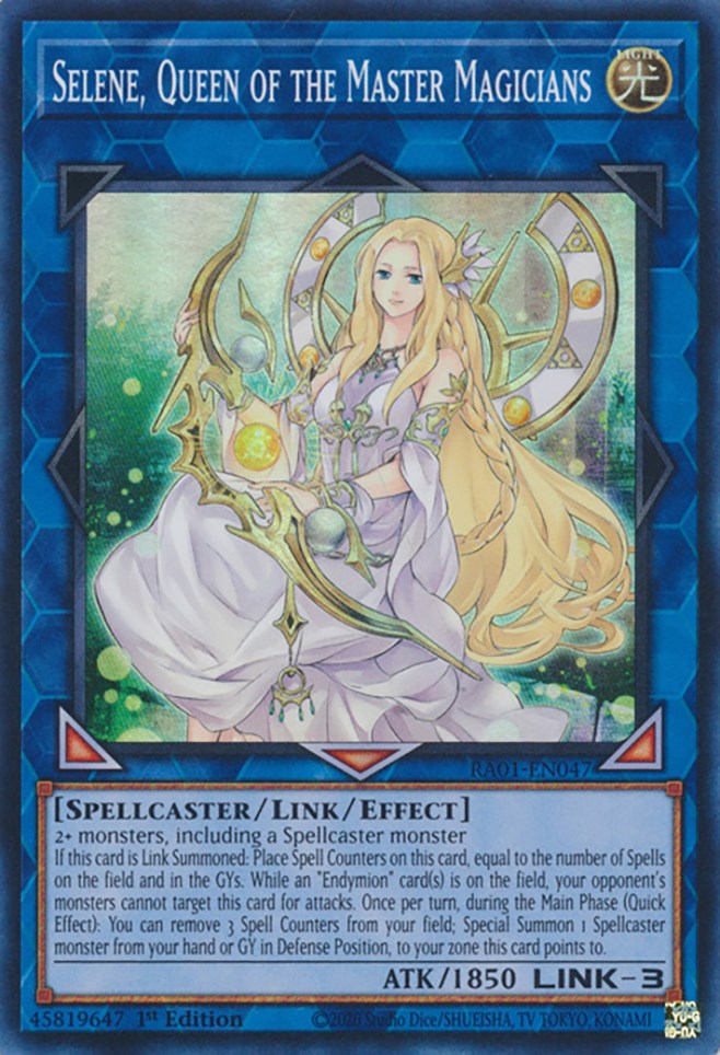 Selene, Queen of the Master Magicians [RA01-EN047] Super Rare | Total Play