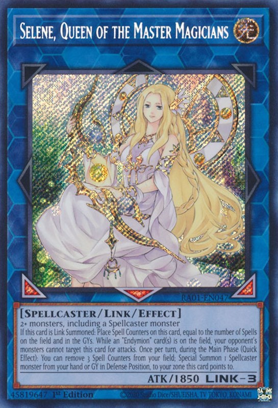 Selene, Queen of the Master Magicians [RA01-EN047] Secret Rare | Total Play