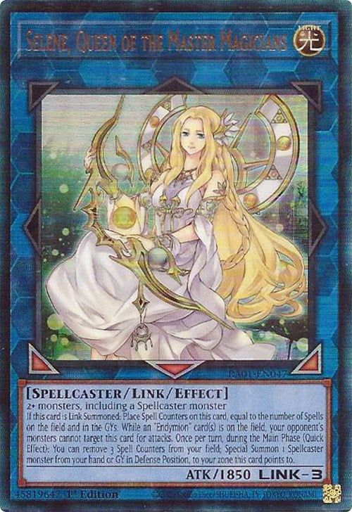 Selene, Queen of the Master Magicians [RA01-EN047] Prismatic Ultimate Rare | Total Play