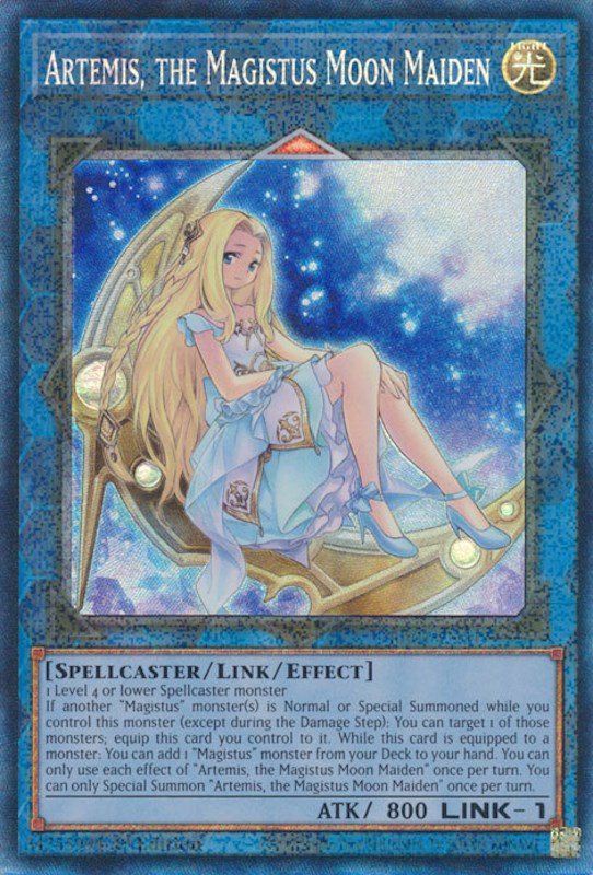 Artemis, the Magistus Moon Maiden [RA01-EN049] Prismatic Collector's Rare | Total Play