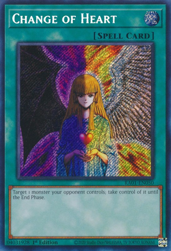 Change of Heart [RA01-EN050] Secret Rare | Total Play