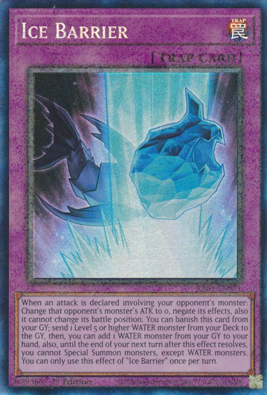 Ice Barrier [RA01-EN071] Prismatic Collector's Rare | Total Play