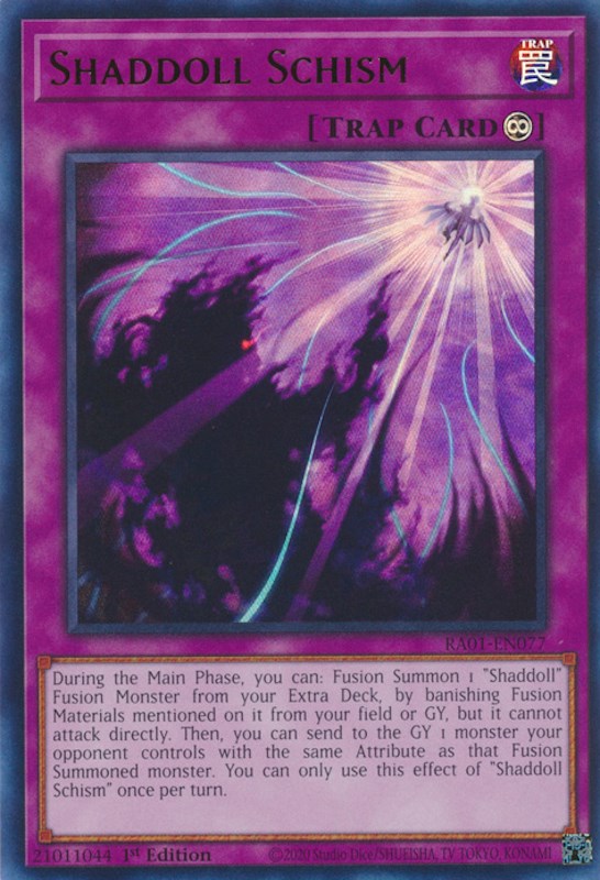 Shaddoll Schism [RA01-EN077] Ultra Rare | Total Play