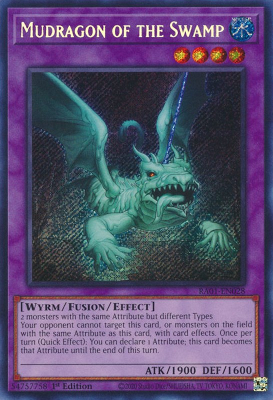 Mudragon of the Swamp [RA01-EN028] Secret Rare | Total Play