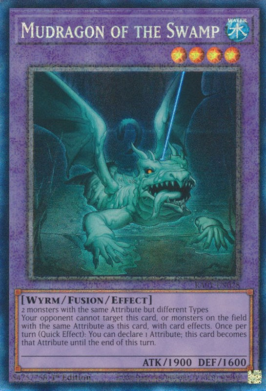 Mudragon of the Swamp [RA01-EN028] Prismatic Collector's Rare | Total Play