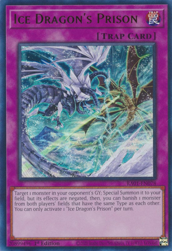 Ice Dragon's Prison [RA01-EN078] Ultra Rare | Total Play