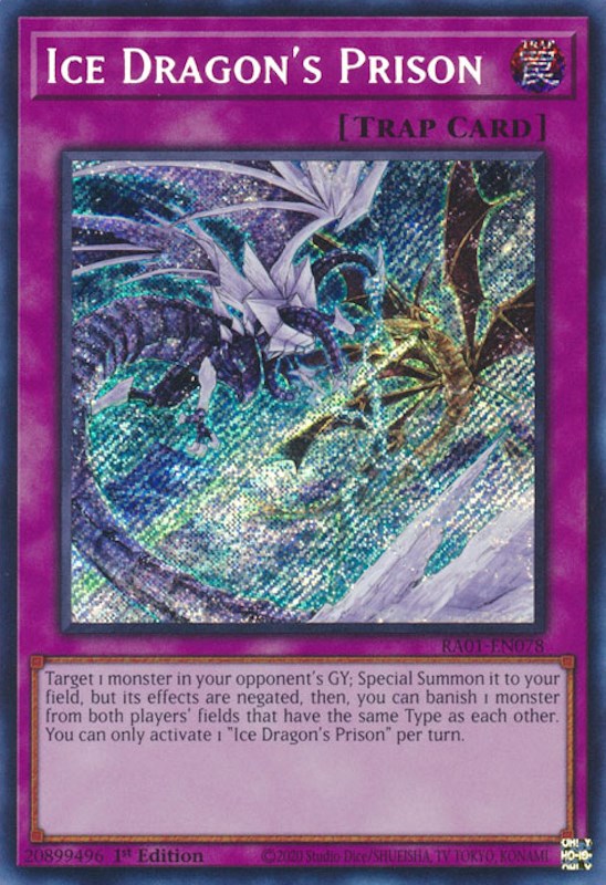 Ice Dragon's Prison [RA01-EN078] Secret Rare | Total Play