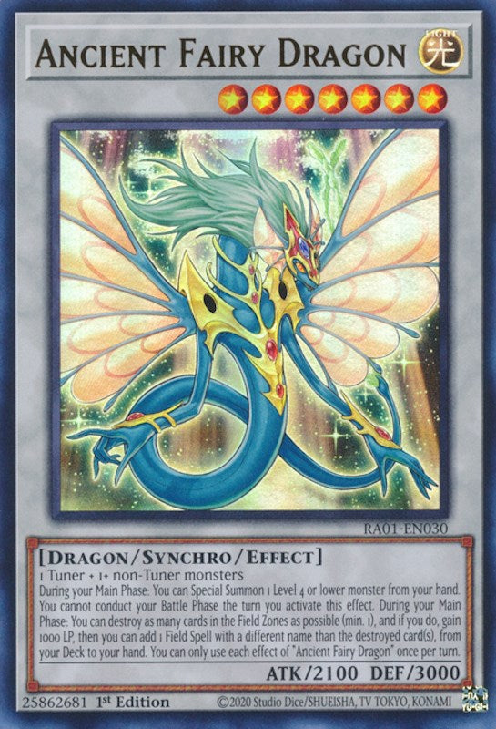 Ancient Fairy Dragon [RA01-EN030] Ultra Rare | Total Play