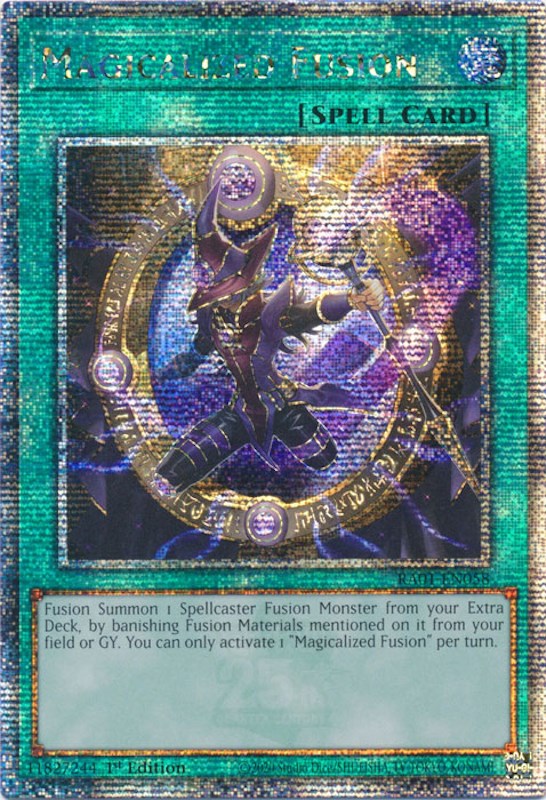 Magicalized Fusion [RA01-EN058] Quarter Century Secret Rare | Total Play