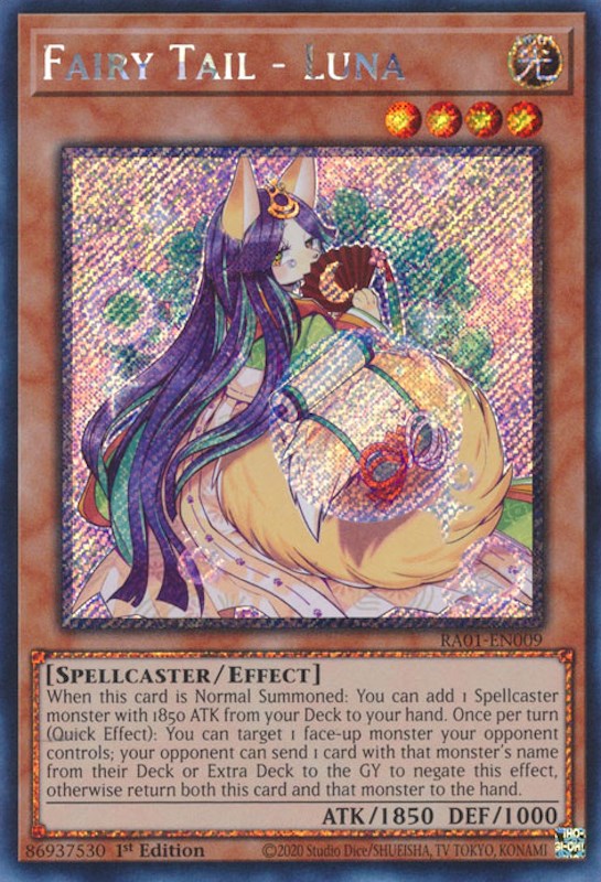 Fairy Tail - Luna [RA01-EN009] Platinum Secret Rare | Total Play