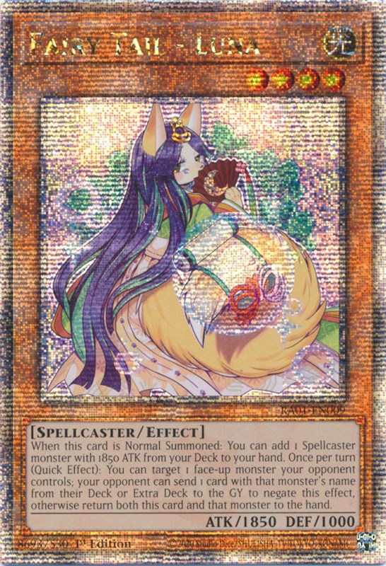 Fairy Tail - Luna [RA01-EN009] Quarter Century Secret Rare | Total Play