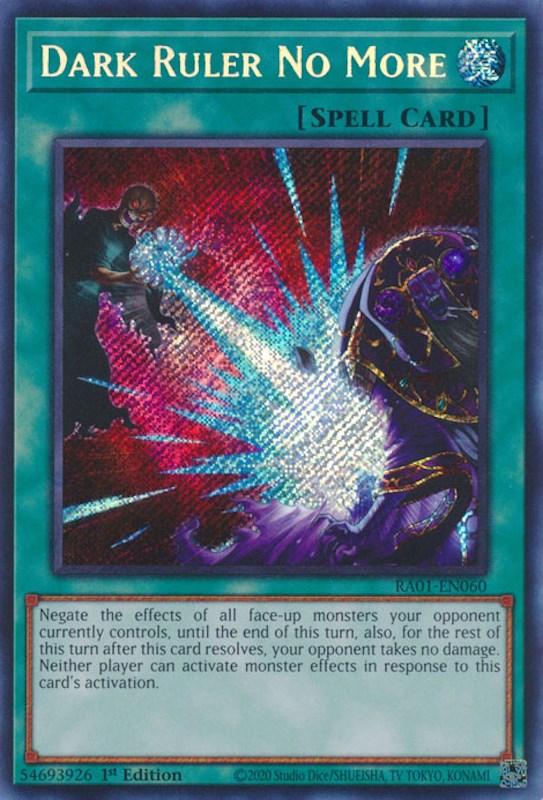 Dark Ruler No More [RA01-EN060] Secret Rare | Total Play