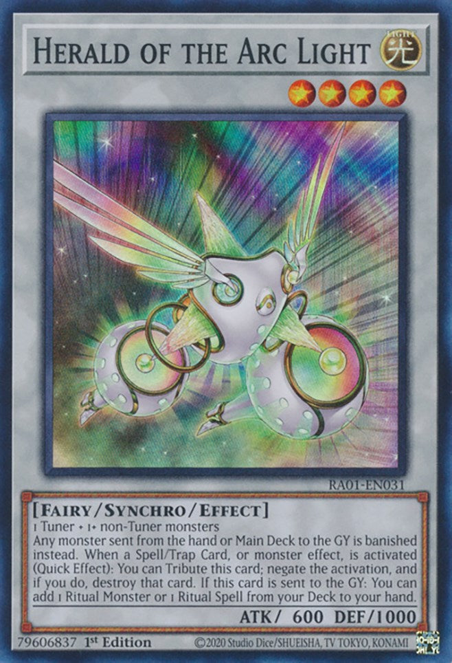 Herald of the Arc Light [RA01-EN031] Super Rare | Total Play