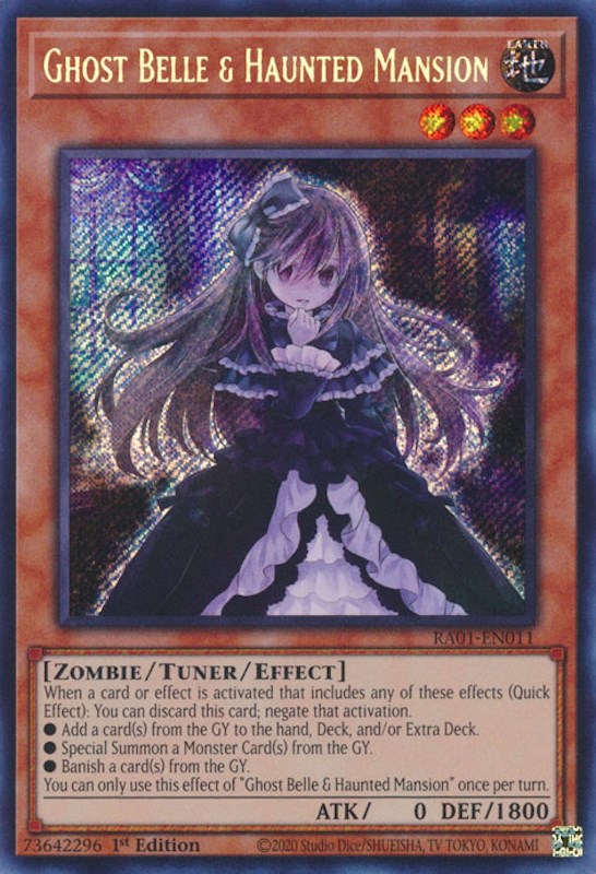 Ghost Belle & Haunted Mansion [RA01-EN011] Secret Rare | Total Play