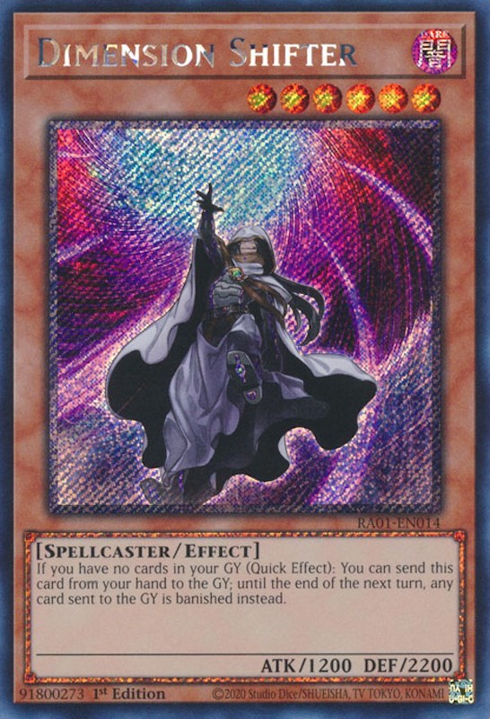 Dimension Shifter [RA01-EN014] Platinum Secret Rare | Total Play