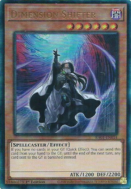 Dimension Shifter [RA01-EN014] Prismatic Ultimate Rare | Total Play