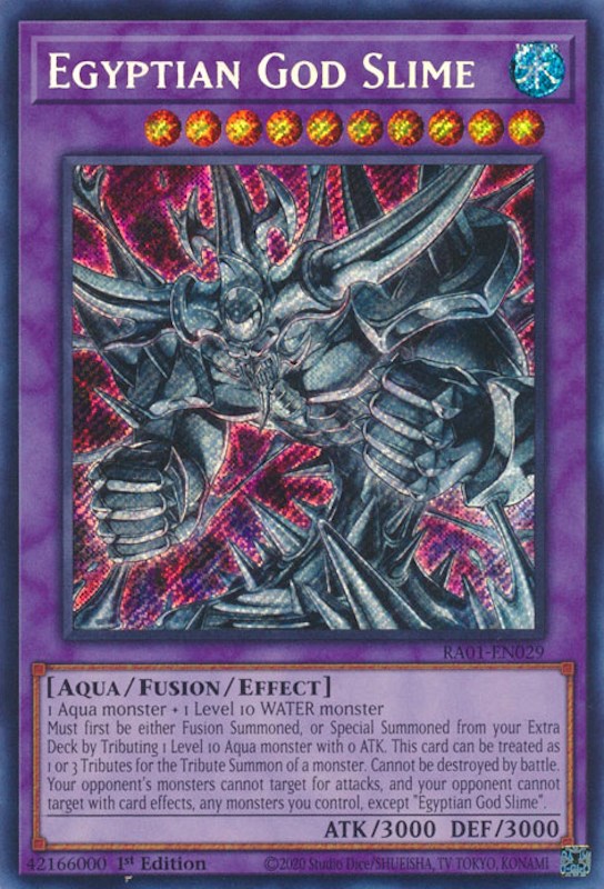 Egyptian God Slime [RA01-EN029] Secret Rare | Total Play