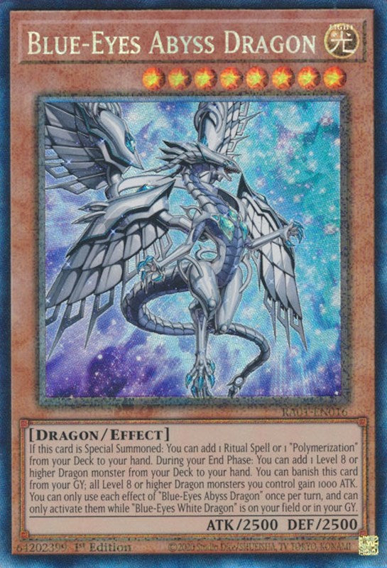 Blue-Eyes Abyss Dragon [RA01-EN016] Prismatic Collector's Rare | Total Play