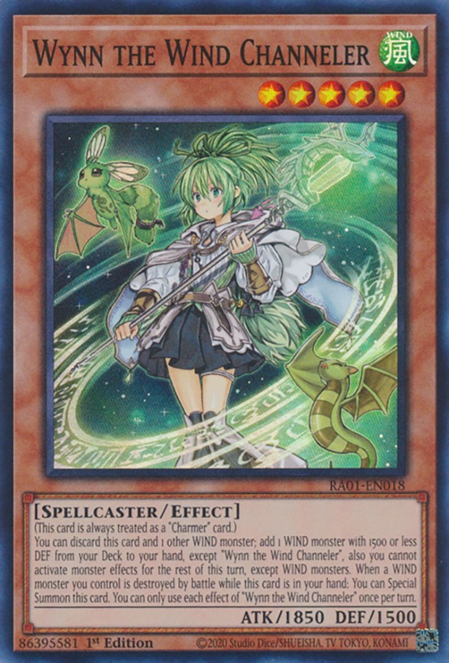 Wynn the Wind Channeler [RA01-EN018] Super Rare | Total Play