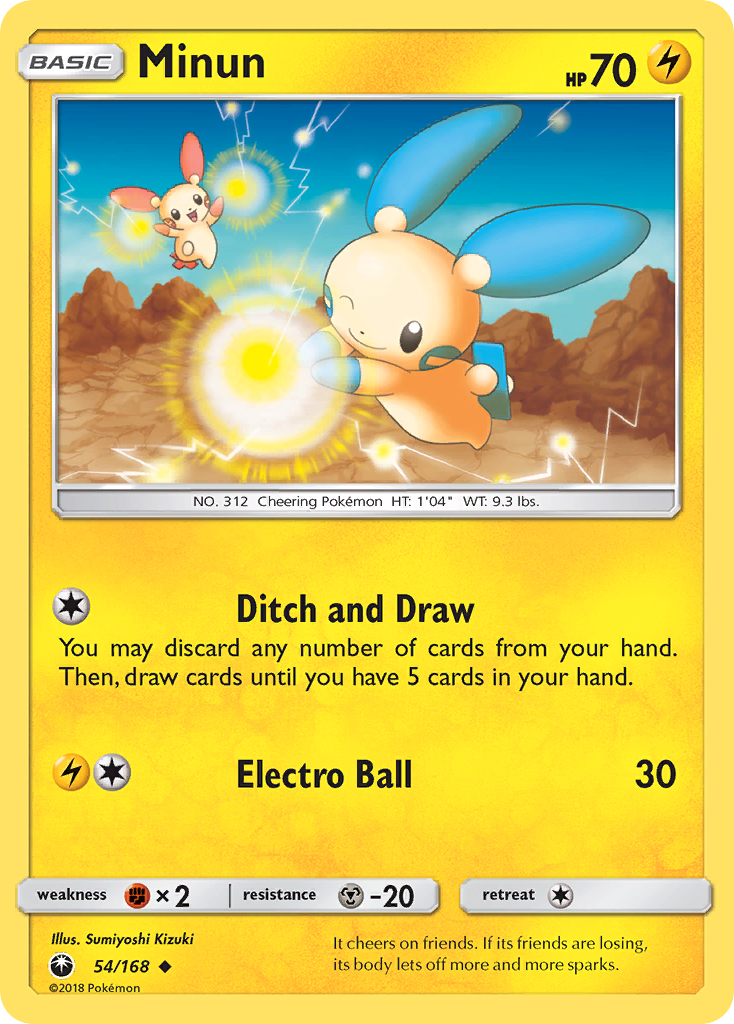 Minun (54/168) [Sun & Moon: Celestial Storm] | Total Play