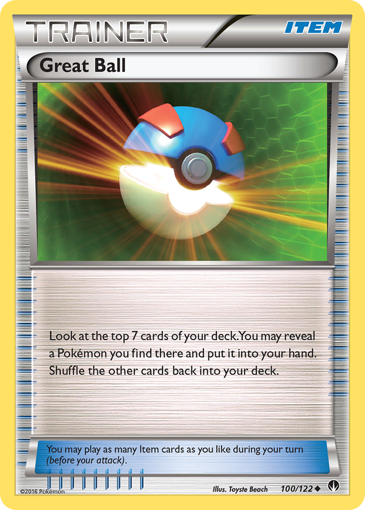 Great Ball (100/122) [XY: BREAKpoint] | Total Play