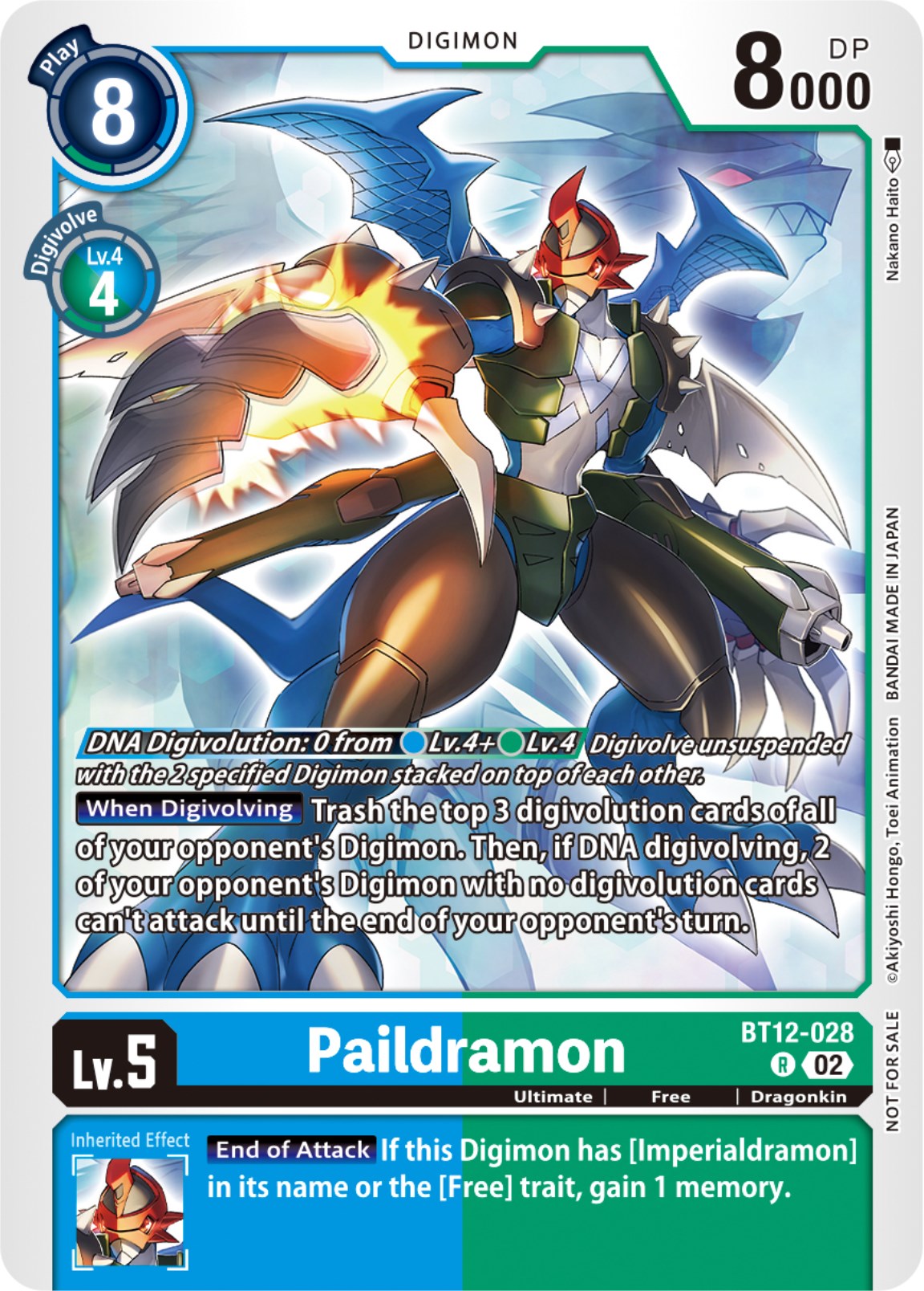 Paildramon [BT12-028] (NYCC 2023 Demo Deck) [Across Time] | Total Play