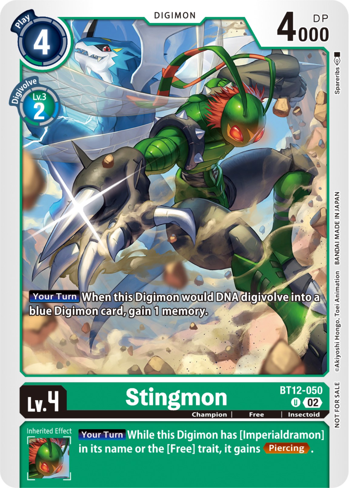 Stingmon [BT12-050] (NYCC 2023 Demo Deck) [Across Time] | Total Play