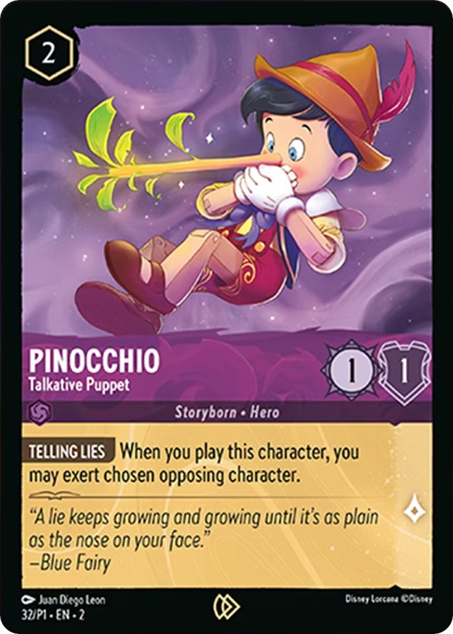Pinocchio - Talkative Puppet (32) [Promo Cards] | Total Play