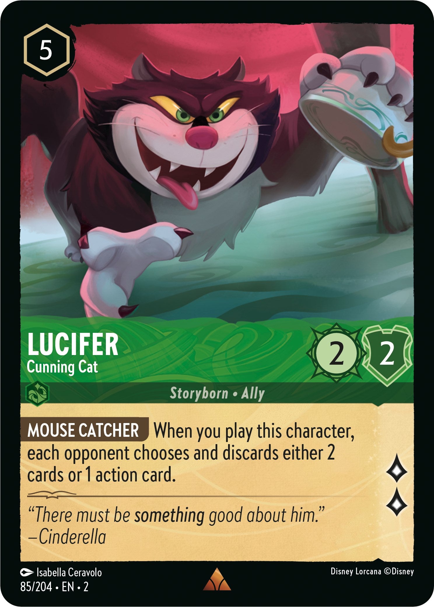 Lucifer - Cunning Cat (85/204) [Rise of the Floodborn] | Total Play