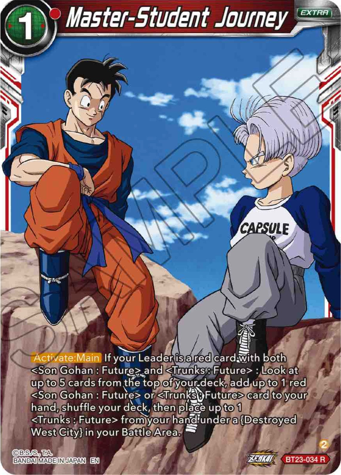 Master-Student Journey (BT23-034) [Perfect Combination] | Total Play