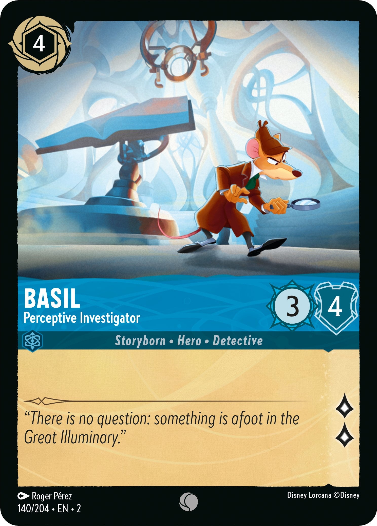 Basil - Perceptive Investigator (140/204) [Rise of the Floodborn] | Total Play