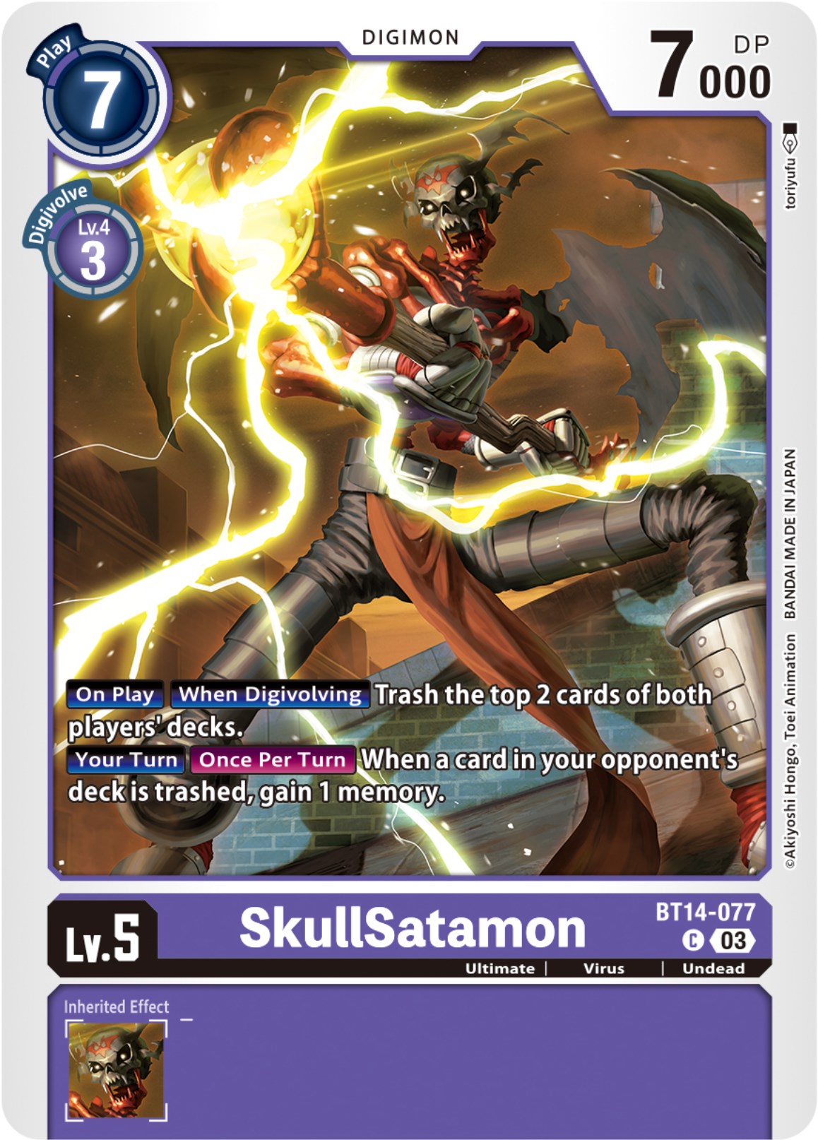 SkullSatamon [BT14-077] [Blast Ace] | Total Play