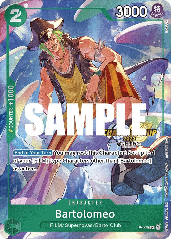Bartolomeo (CS 2023 Event Pack) [One Piece Promotion Cards] | Total Play