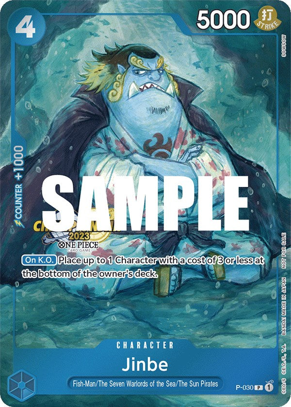 Jinbe (CS 2023 Event Pack) [One Piece Promotion Cards] | Total Play