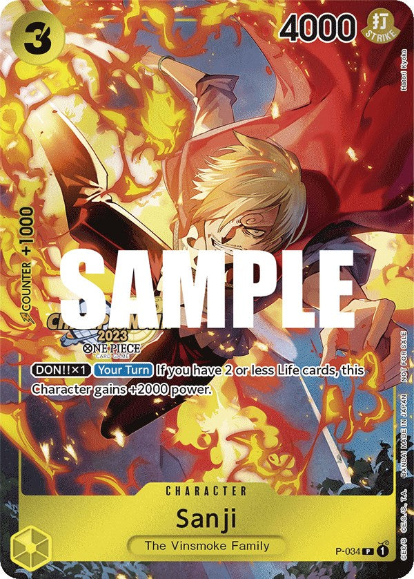 Sanji (CS 2023 Event Pack) [One Piece Promotion Cards] | Total Play