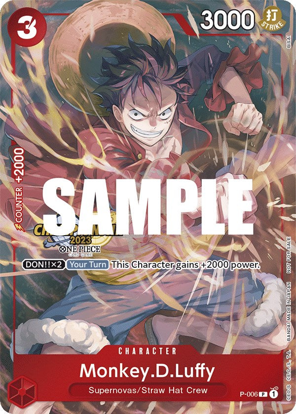 Monkey.D.Luffy (CS 2023 Celebration Pack) [One Piece Promotion Cards] | Total Play