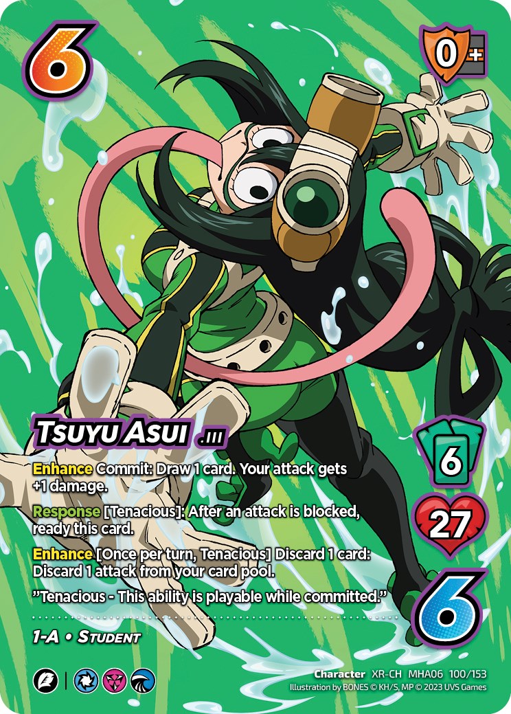 Tsuyu Asui (100/153) (XR) [Jet Burn] | Total Play