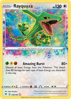 Rayquaza (138/185) [Sword & Shield: Vivid Voltage] | Total Play