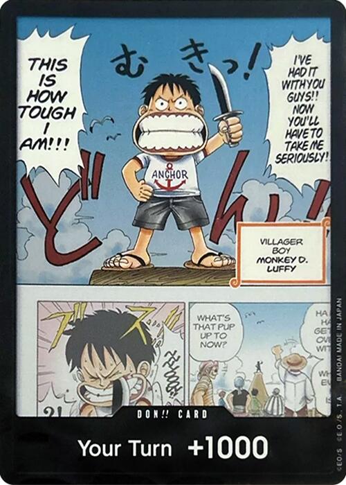 DON!! Card (Young Luffy) (Devil Fruits Collection Vol. 1) [One Piece Promotion Cards] | Total Play