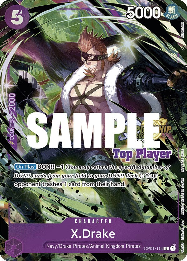 X.Drake (CS 2023 Top Players Pack) [One Piece Promotion Cards] | Total Play