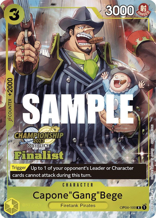 Capone"Gang"Bege (CS 2023 Top Players Pack) [Finalist] [One Piece Promotion Cards] | Total Play