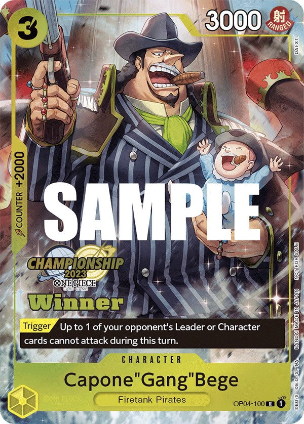 Capone"Gang"Bege (CS 2023 Top Players Pack) [Winner] [One Piece Promotion Cards] | Total Play