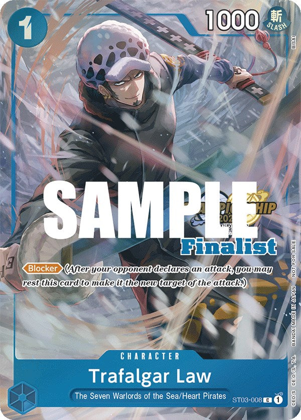 Trafalgar Law (CS 2023 Top Players Pack) [Finalist] [One Piece Promotion Cards] | Total Play