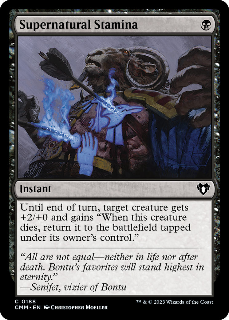 Supernatural Stamina [Commander Masters] | Total Play